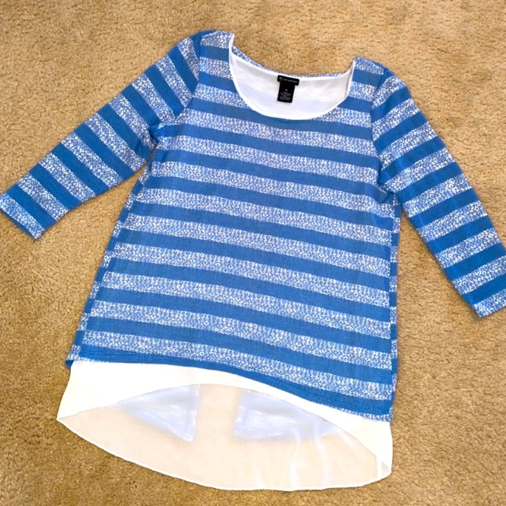 🔹New Directions Softest Knit Layered Split Sweater🔹